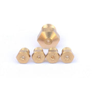 Kokomo Grills Orifice Conversion Kits with five brass orifices for seamless natural gas and propane grill conversion.