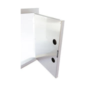 Kokomo Grills Outdoor Kitchen Stainless Steel Two Drawer - One Door Combo KO-ALPDC with polished bar handles and dual-wall construction