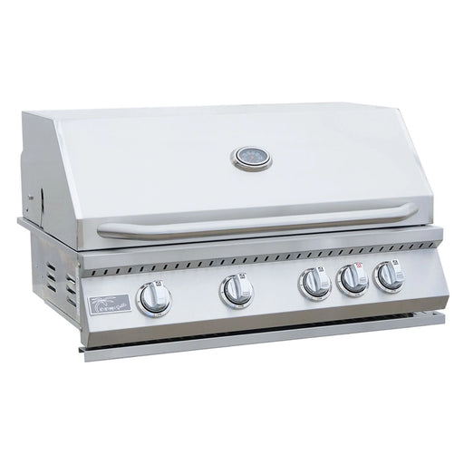 Kokomo Grills 7 PIECE OUTDOOR KITCHEN PACKAGE DEAL 32-inch 4 burner stainless steel built-in BBQ grill with temperature gauge and control knobs