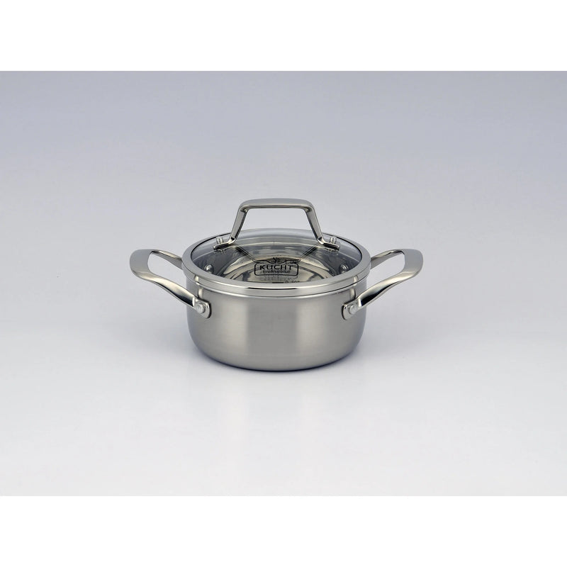 Kucht Culinary 3-Ply Stainless Steel 10 Piece Cookware Set, K16020