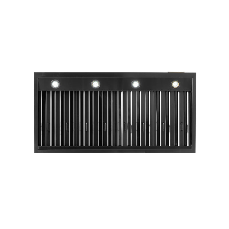 Kucht Professional 48" 1200 CFM Under Cabinet Range Hood in Titanium Stainless Steel, KRH483A