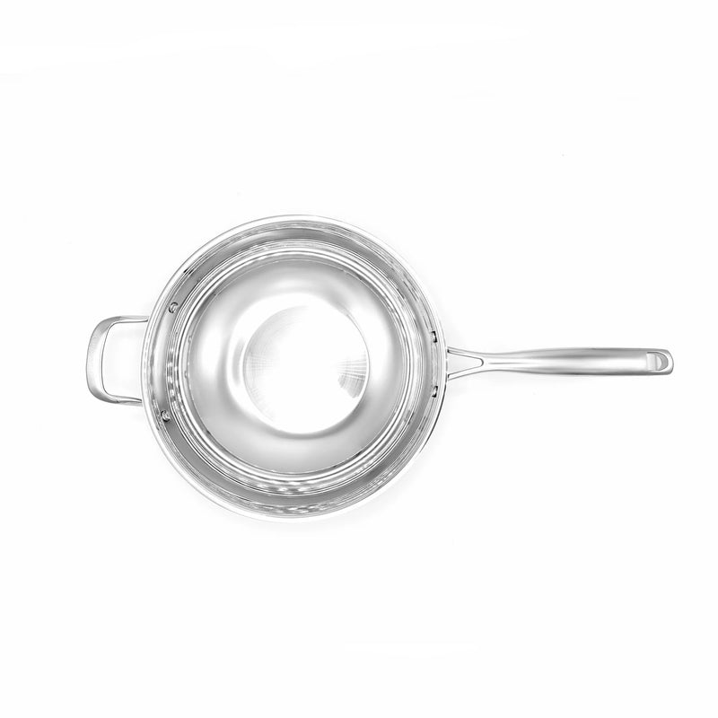 Kucht Professional Stainless Steel 3-Ply Wok with Lid, KW309