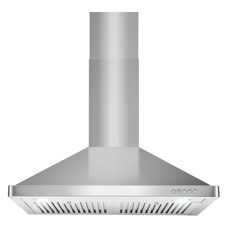 Cosmo 30" Vista Collection Wall-Mount Range Hood in Stainless Steel, 380 CFM, LED Lights, COS-63175