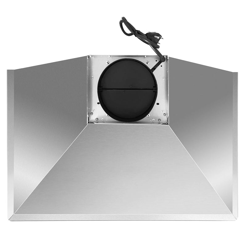 Cosmo 30" Vista Collection Wall-Mount Range Hood in Stainless Steel, 380 CFM, Touch Controls, COS-63175S