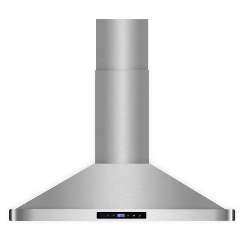 Cosmo 36" Vista Collection Wall-Mount Range Hood in Stainless Steel, 380 CFM, Touch Controls, COS-63190S
