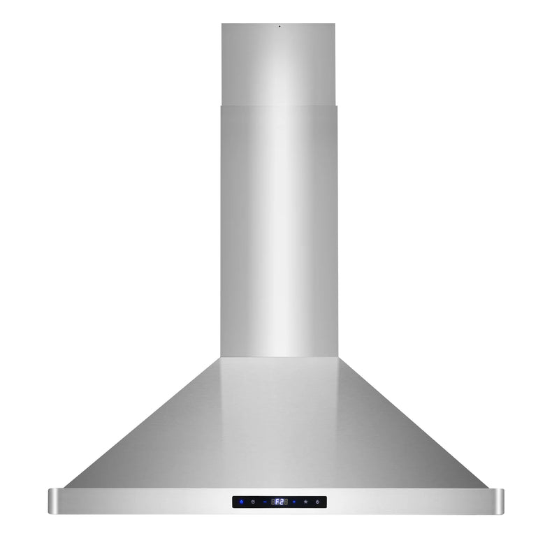 Cosmo 30" Lumin Collection Island Range Hood in Stainless Steel, 380 CFM, Baffle Filters, COS-63ISS75