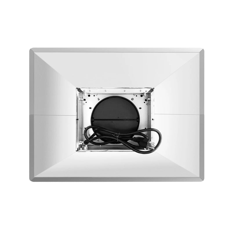 Cosmo 30" Lumin Collection Island Range Hood in Stainless Steel, 380 CFM, Baffle Filters, COS-63ISS75