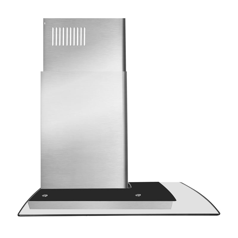 Cosmo 36" Vista Collection Wall-Mount Range Hood in Stainless Steel, 380 CFM, Touch Controls, COS-668WRCS90