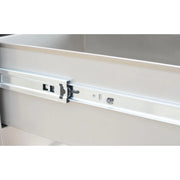 Kokomo Grills Outdoor Kitchen Stainless Steel Double Drawer KO-DD12 with smooth ball bearing glides and self-closing mechanism