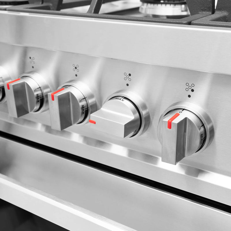 Cosmo 36" Nebula Collection 3.8 cu. ft. Freestanding Gas Range in Stainless Steel, Convection Oven, 5 Sealed Burners, COS-965AGC