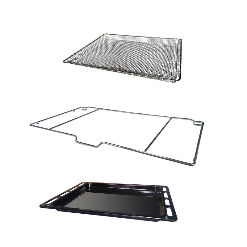 Forno Massimo 36" Freestanding Dual Fuel Range, Double Oven, 6 Burners, Telescopic Racks, FFSGS6125-36