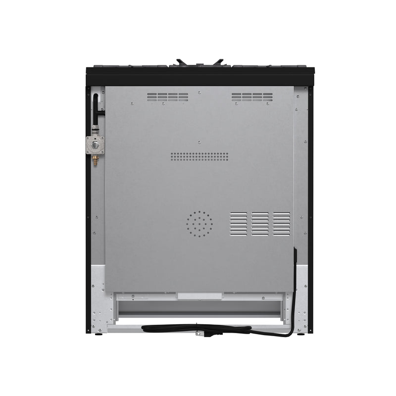 Forno Leonardo Espresso 30" Freestanding Gas Range in Stainless Steel, 5 Sealed Burners, True Convection, Cast-Iron Grates, with Stainless Steel Handles, FFSGS1116-30