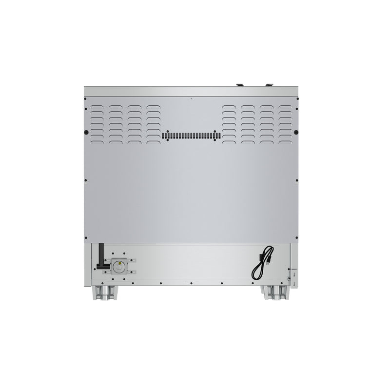 Forno Capriasca 36" Freestanding Gas Range in Stainless Steel, Brass Burners, Convection Fan, FFSGS6260-36