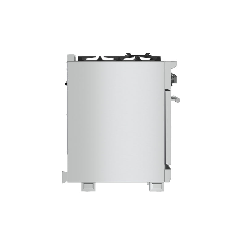 Forno Capriasca 36" Freestanding Gas Range in Stainless Steel, Brass Burners, Convection Fan, FFSGS6260-36