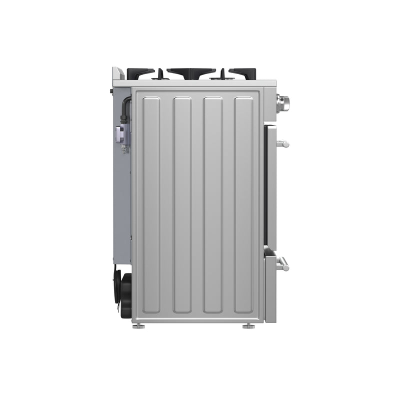 Forno Breno 24" Freestanding Gas Range in Stainless Steel, Air Fry, 4 Burners, FFSGS6272-24