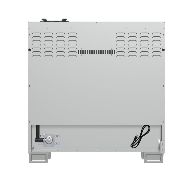 Forno Capriasca 36" Freestanding French Door Gas Range, 6 Burners, Brass Burners, FFSGS6460-36