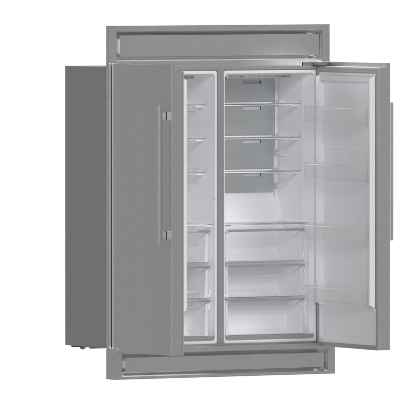 Forno Maderno 60" Freestanding Convertible Refrigerator/Freezer in Stainless Steel with 27.2 cu.ft., Dual Inverter Compressors, FFFFD1722-60S