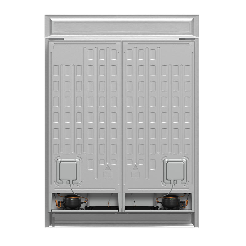 Forno Maderno 60" Freestanding Convertible Refrigerator/Freezer in Stainless Steel with 27.2 cu.ft., Dual Inverter Compressors, FFFFD1722-60S