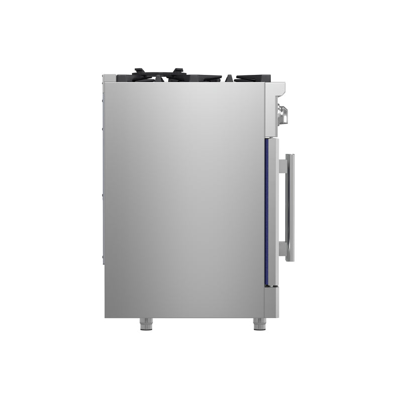 Forno Massimo 30" Freestanding French Door Gas Range, Air Fry, 5 Burners, FFSGS6439-30