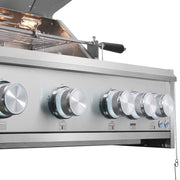Cosmo 32" Built-In Propane Gas Grill in Stainless Steel, 5 Burners, Infrared Rotisserie, LED Lighting, COS-BGGN325K