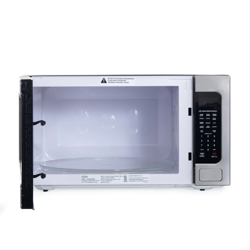 Cosmo 24" Countertop Microwave, 1200W, 2.2 cu. ft., Smart Sensor Cooking, COS-BIM22SSB