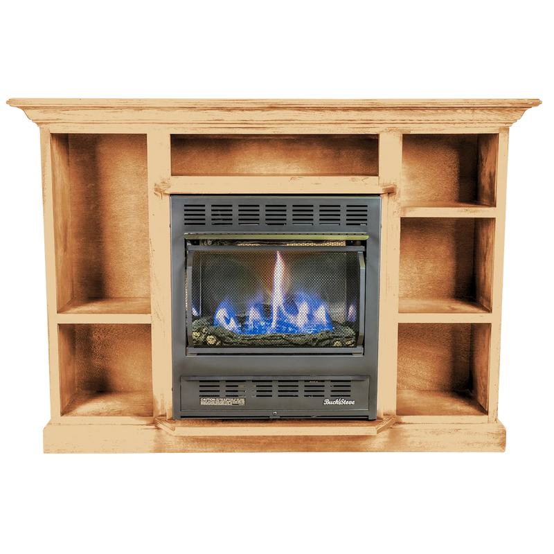 Buck Stove Model 1127 Prestige Bookcase Mantel