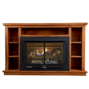 Buck Stove Prestige Bookcase Mantel Accessory for Model 34 Manhattan Gas Stove