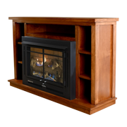 Buck Stove Prestige Bookcase Mantel Accessory for Model 34 Manhattan Gas Stove