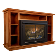 Buck Stove Prestige Bookcase Mantel Accessory for Model 34 Manhattan Gas Stove