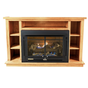 Buck Stove Prestige Bookcase Mantel Accessory for Model 34 Manhattan Gas Stove
