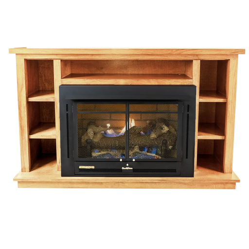 Buck Stove Prestige Bookcase Mantel Accessory for Model 34 Manhattan Gas Stove