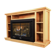 Buck Stove Prestige Bookcase Mantel Accessory for Model 34 Manhattan Gas Stove