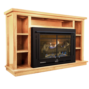 Buck Stove Prestige Bookcase Mantel Accessory for Model 34 Manhattan Gas Stove