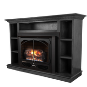 Buck Stove Prestige Bookcase Mantel Accessory for Model 34 Manhattan Gas Stove