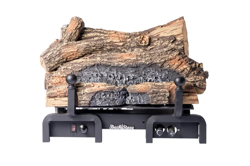 Buck Stove CR18 - 18-Inch Ceramic Vent Free Gas Log Set