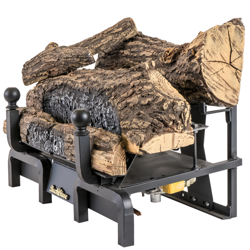 Buck Stove CR18 - 18-Inch Ceramic Vent Free Gas Log Set