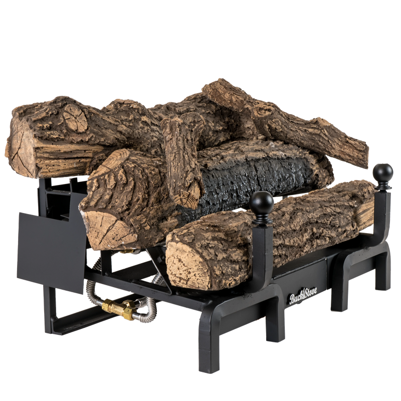 Buck Stove CR24 - 24-Inch Ceramic Vent Free Gas Log Set
