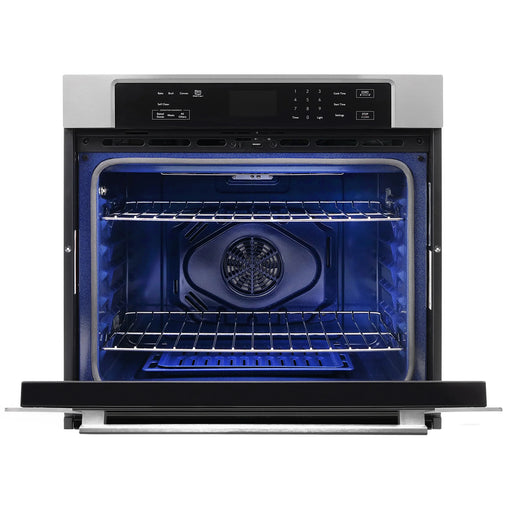 Cosmo 30" Haven Collection Single Electric Wall Oven in Stainless Steel, True Convection, Self-Cleaning, COS-30ESWC