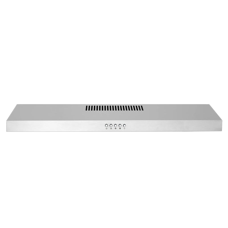 Cosmo 30" Delta Collection Under Cabinet Range Hood in Stainless Steel, 3-Speed Motor, LED Lights, COS-5U30