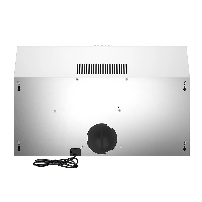 Cosmo 30" Delta Collection Under Cabinet Range Hood in Stainless Steel, 3-Speed Motor, LED Lights, COS-5U30