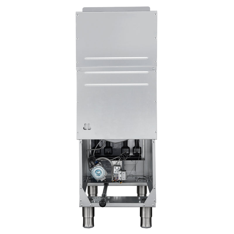 Forno Commerciale Natural Gas Deep Fryer, 4 Burners 120,000 BTU, 50 lbs Oil Capacity