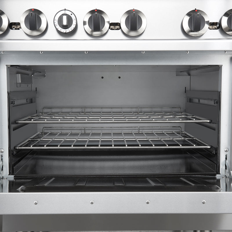 Forno Commerciale 36 Inch Gas Range with 6 Burners