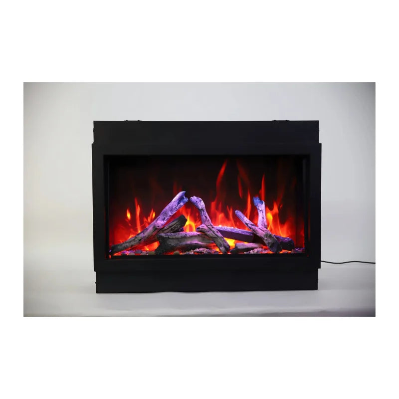 Amantii Panorama 72" Built-in Tall & Deep Indoor/Outdoor Linear Electric Fireplace
