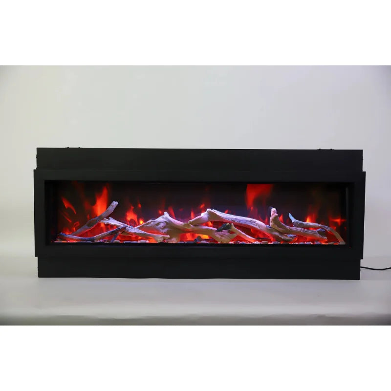 Amantii Panorama 60" Deep Built-in Indoor/Outdoor Linear Electric Fireplace