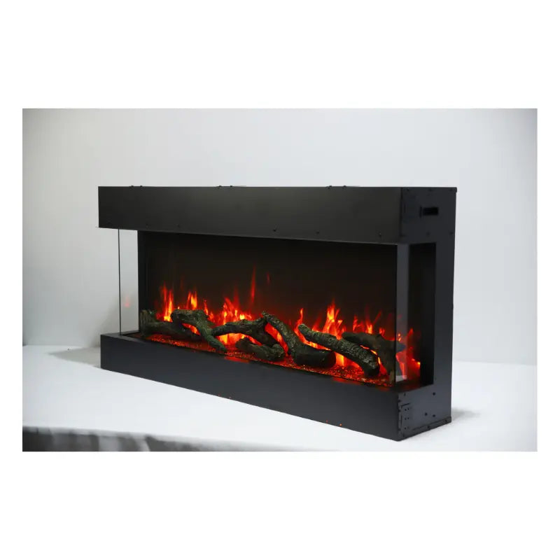 Amantii Panorama Tru View Slim Lumina 50" 3-Sided Built In Indoor/Outdoor Electric Fireplace