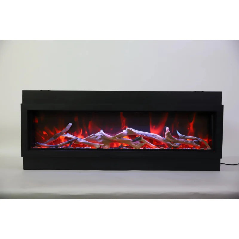 Amantii Panorama 50" Deep Built-in Indoor/Outdoor Linear Electric Fireplace