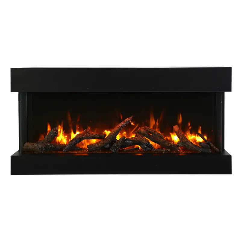 Amantii Panorama Tru View Slim Lumina 50" 3-Sided Built In Indoor/Outdoor Electric Fireplace