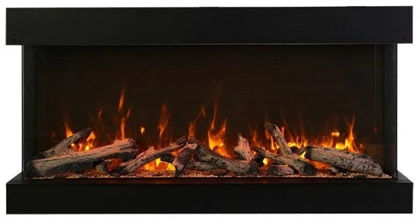 Amantii Panorama Tru View Extra Tall & Deep Lumina 88" 3-Sided Built In Indoor/Outdoor Electric Fireplace