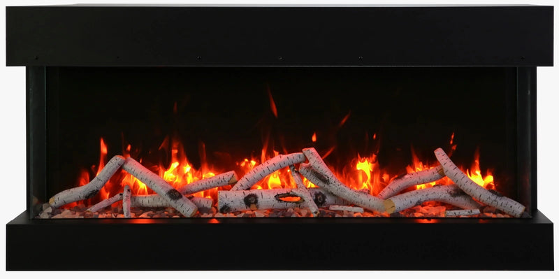 Amantii Panorama Tru View Extra Tall & Deep Lumina 88" 3-Sided Built In Indoor/Outdoor Electric Fireplace