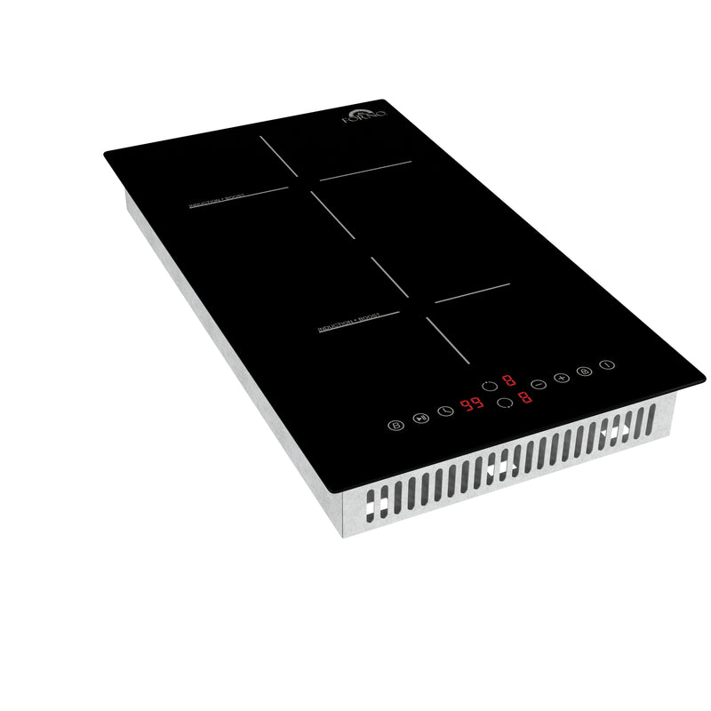 Forno 12" Induction Cooktop, 2 Zones, Touch Control, Timer, FCTIN0583-12